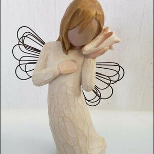❤️ Elegant Beige Angel Thank You